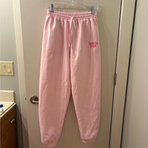 White Fox Boutique Light Pink Kids Joggers